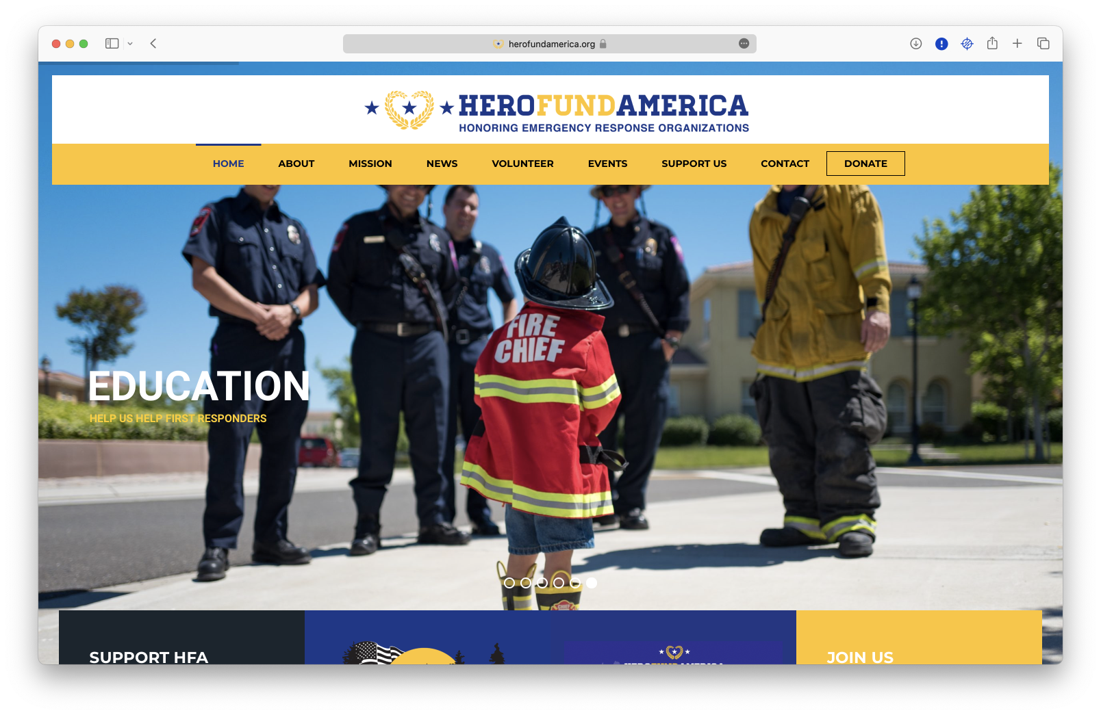 Hero Fund America is dedicated to supporting heroes in the United States.