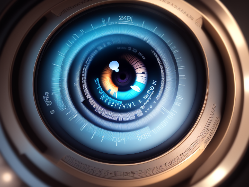 A close up of a camera lens highlighting the creative aspect in marketing thinking.